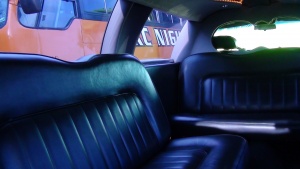 Interior of Black Limousine
