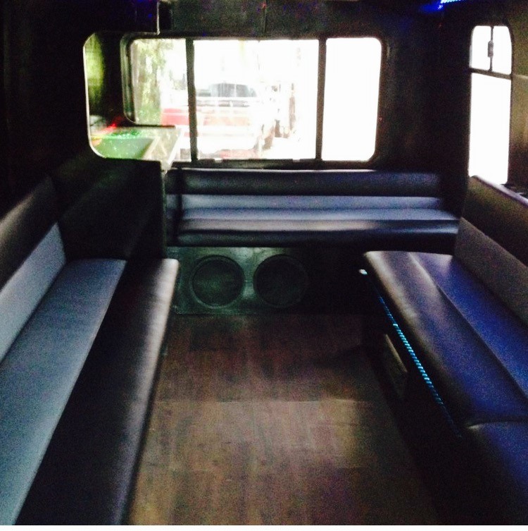 NT Mini Party Bus interior